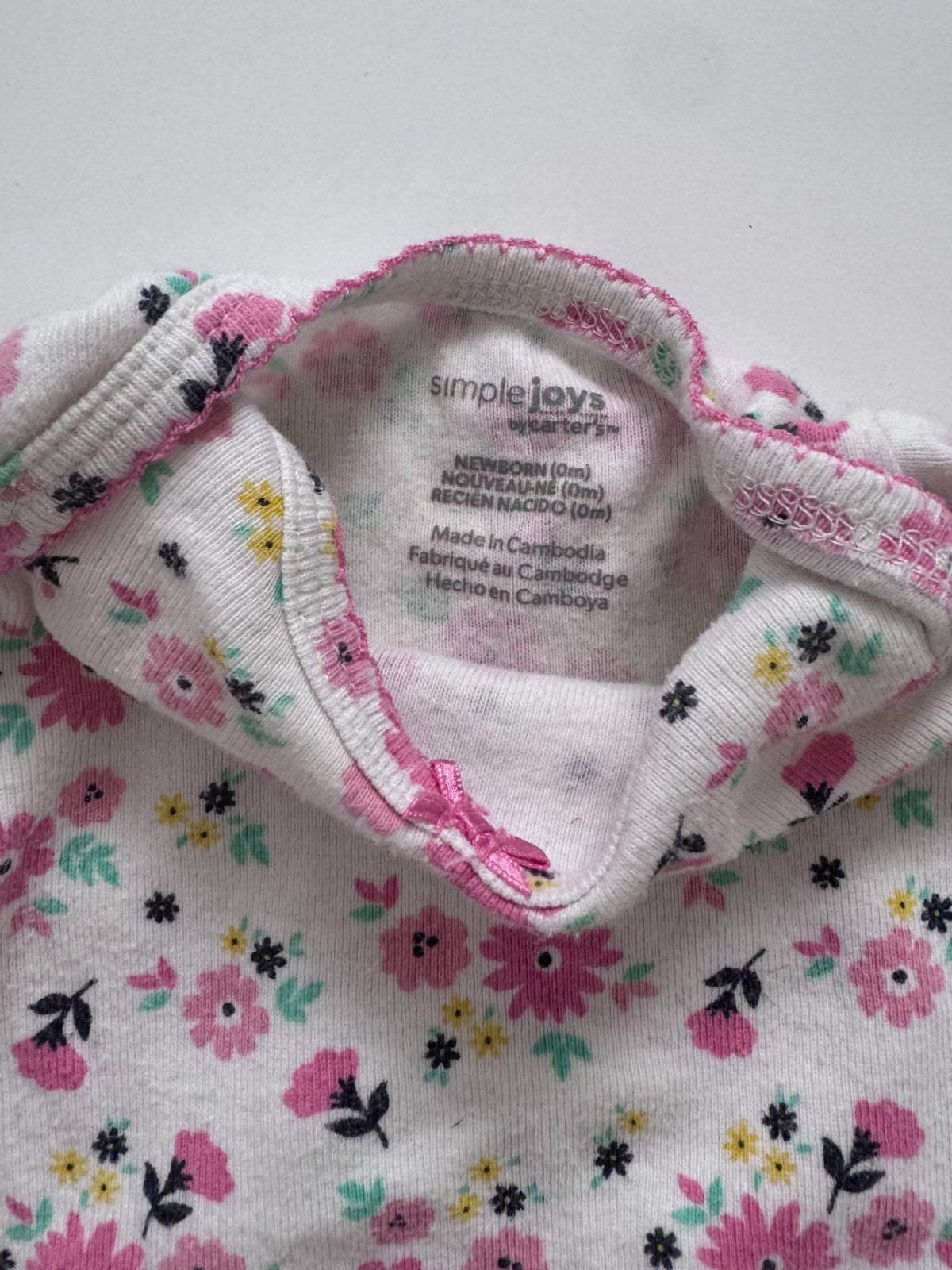 Moms Bestie and Spring Floral Girls Outfit, Kids Newborn