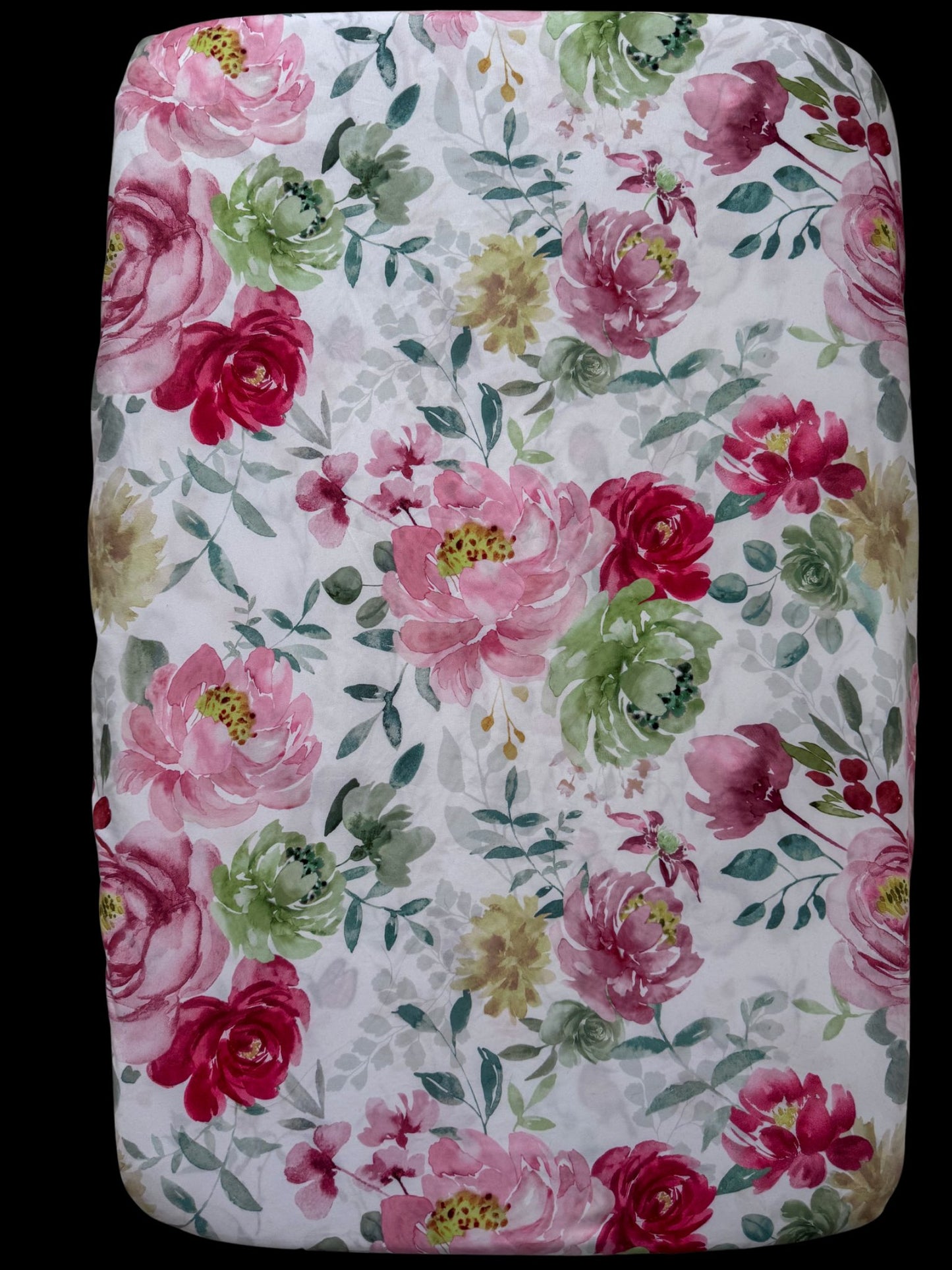 Mini Crib Floral Fitted Sheet