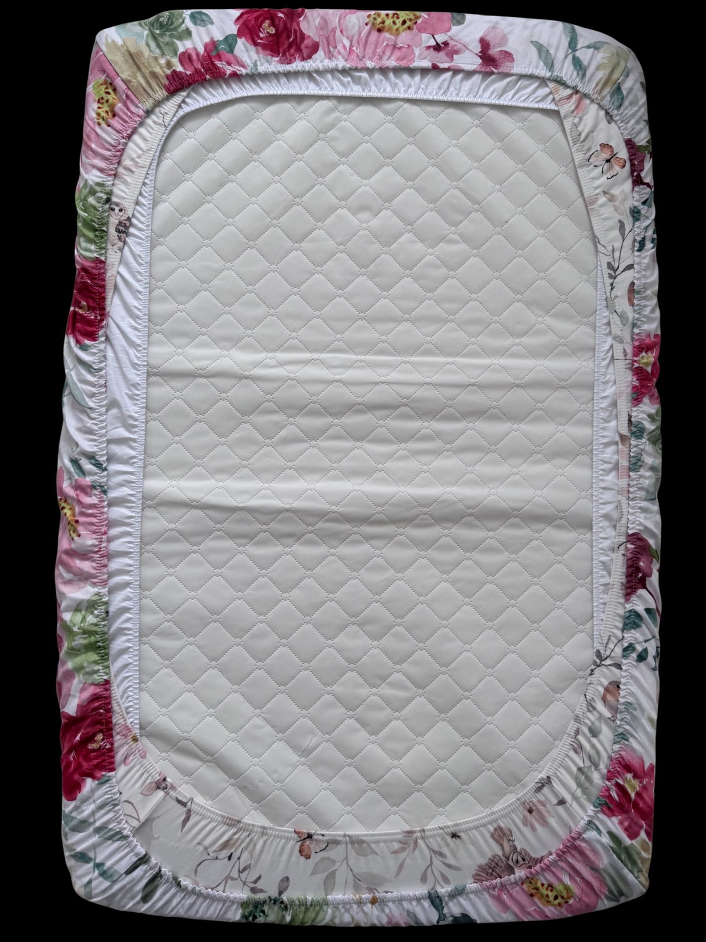 Mini Crib Floral Fitted Sheet
