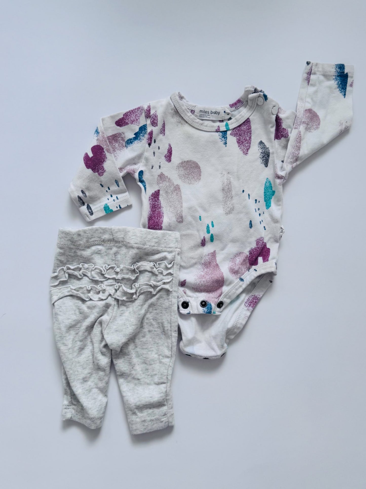 Miles Baby / Carters Baby Girl Outfit, Kids Newborn