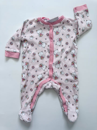 5 pretty cotton sleepers for a baby girl , Kids 3 Month (0-3M)
