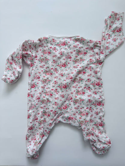5 pretty cotton sleepers for a baby girl , Kids 3 Month (0-3M)