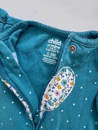 5 pretty cotton sleepers for a baby girl , Kids 3 Month (0-3M)