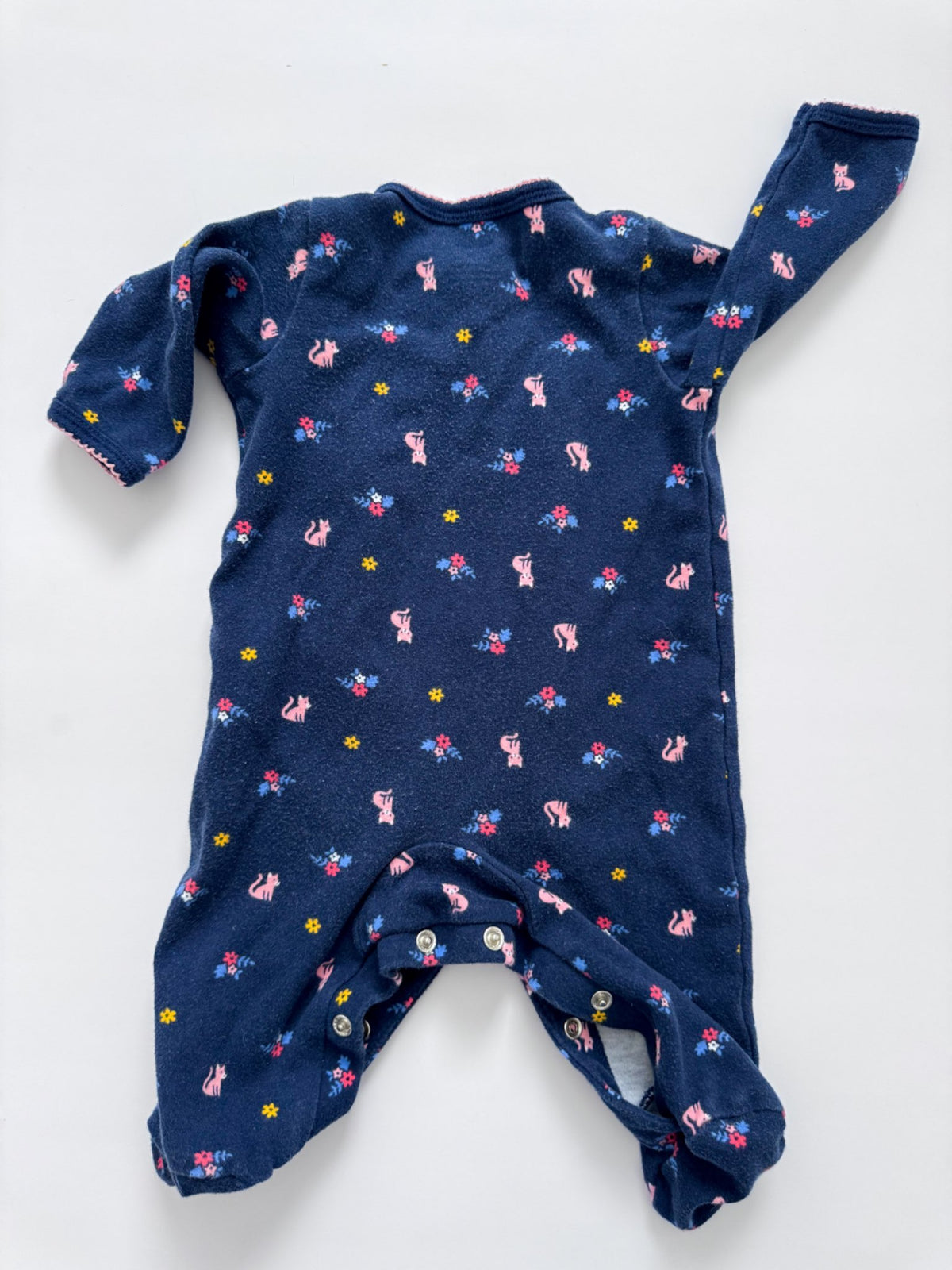 5 pretty cotton sleepers for a baby girl , Kids 3 Month (0-3M)
