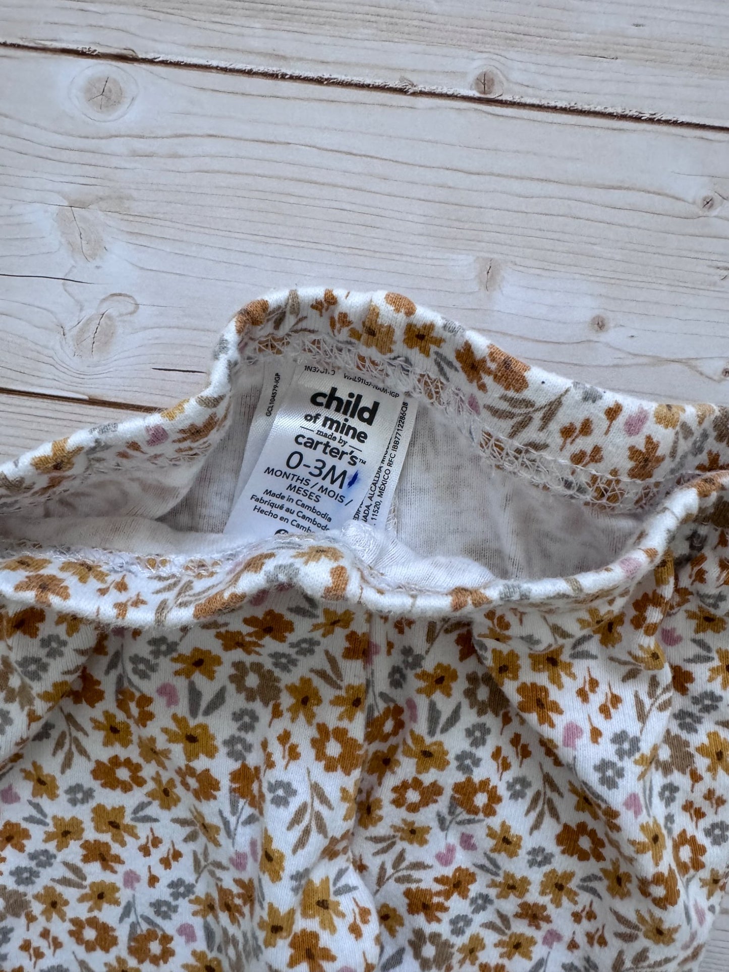 Summer garden / butterflies & flowers outfits , Kids 3 Month (0-3M)