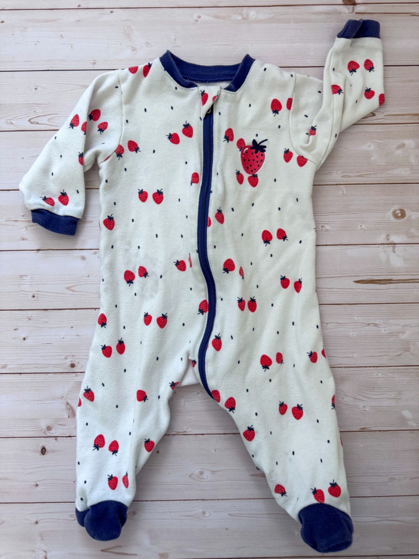 4 little girls footed sleepers , Kids 3 Month (0-3M)