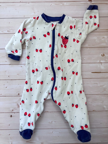 4 little girls footed sleepers , Kids 3 Month (0-3M)