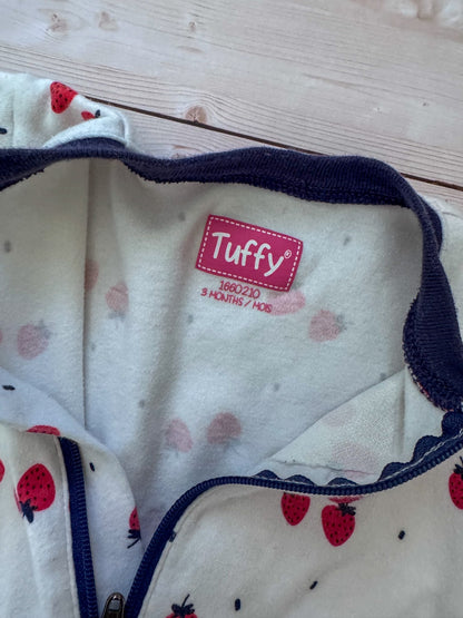 4 little girls footed sleepers , Kids 3 Month (0-3M)