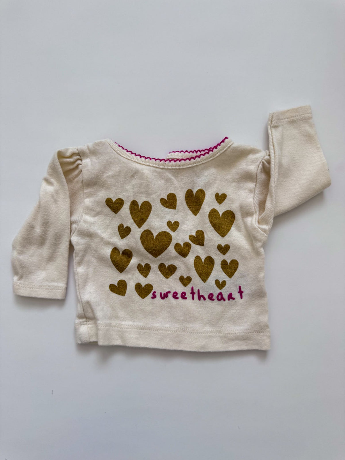 Sweetheart / Sweet hearts romper & pink tutu pants , Kids 3 Month (0-3M)