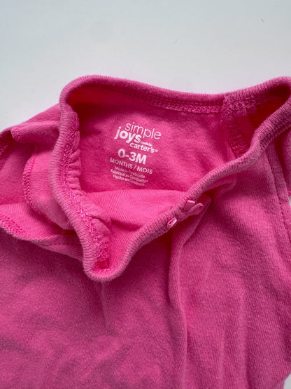 Pink and Blue mix and match outfits, Kids 3 Month (0-3M)