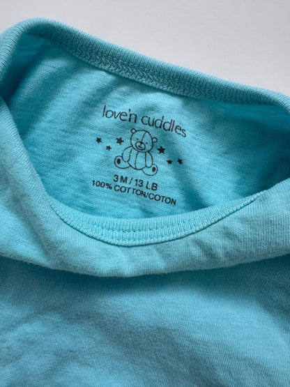 Pink and Blue mix and match outfits, Kids 3 Month (0-3M)