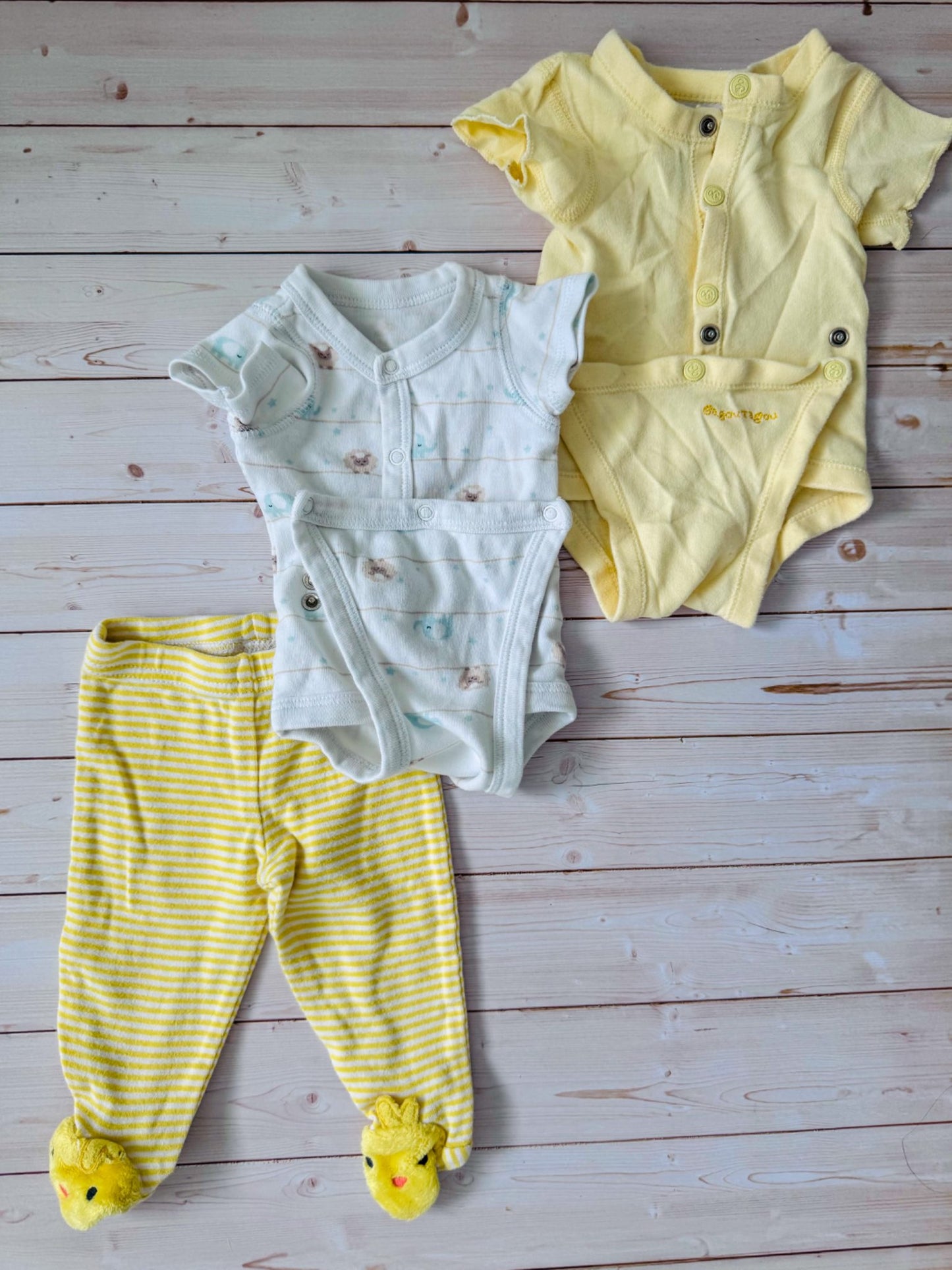 Newborn sunshine yellow outfit, Kids Newborn
