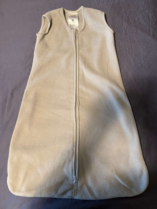 Halo SleepSack Wearable Microfleece Blanket, TOG 1.0 - small, grey, MSRP $40, 0-6 Months (Small)