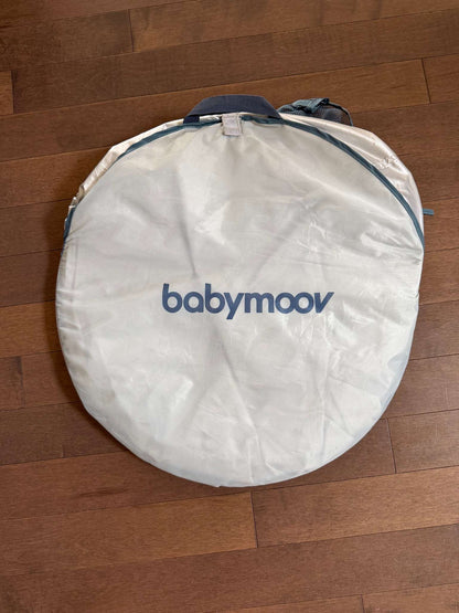 Baby Moov Anti-UV Baby & Toddler Pop-Up Beach Tent - MSRP $80, VGUC, blue