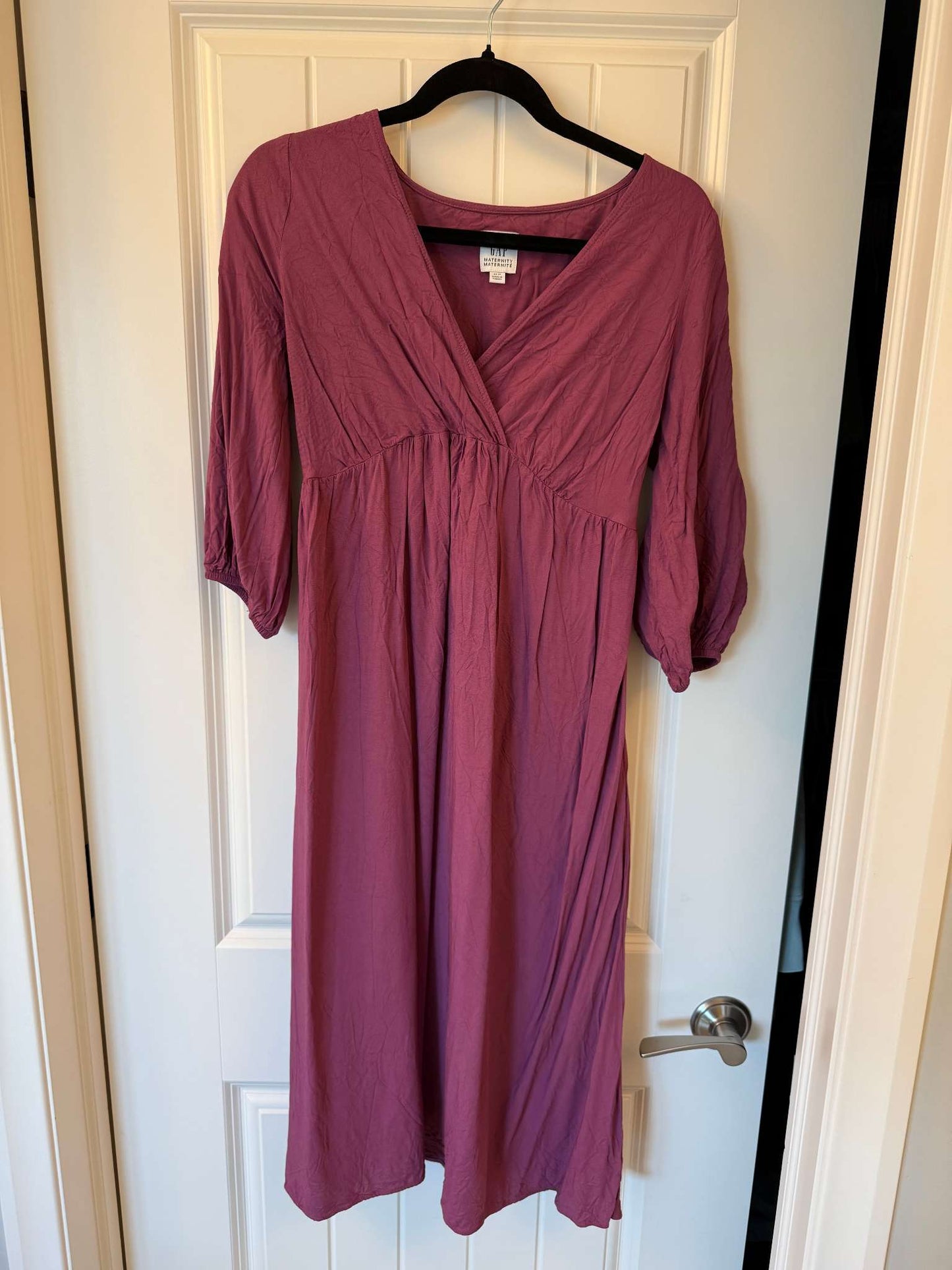 Gap Maternity Dress - XS, Pink, EUC, MSRP $128.00, Maternity XS (0-2)