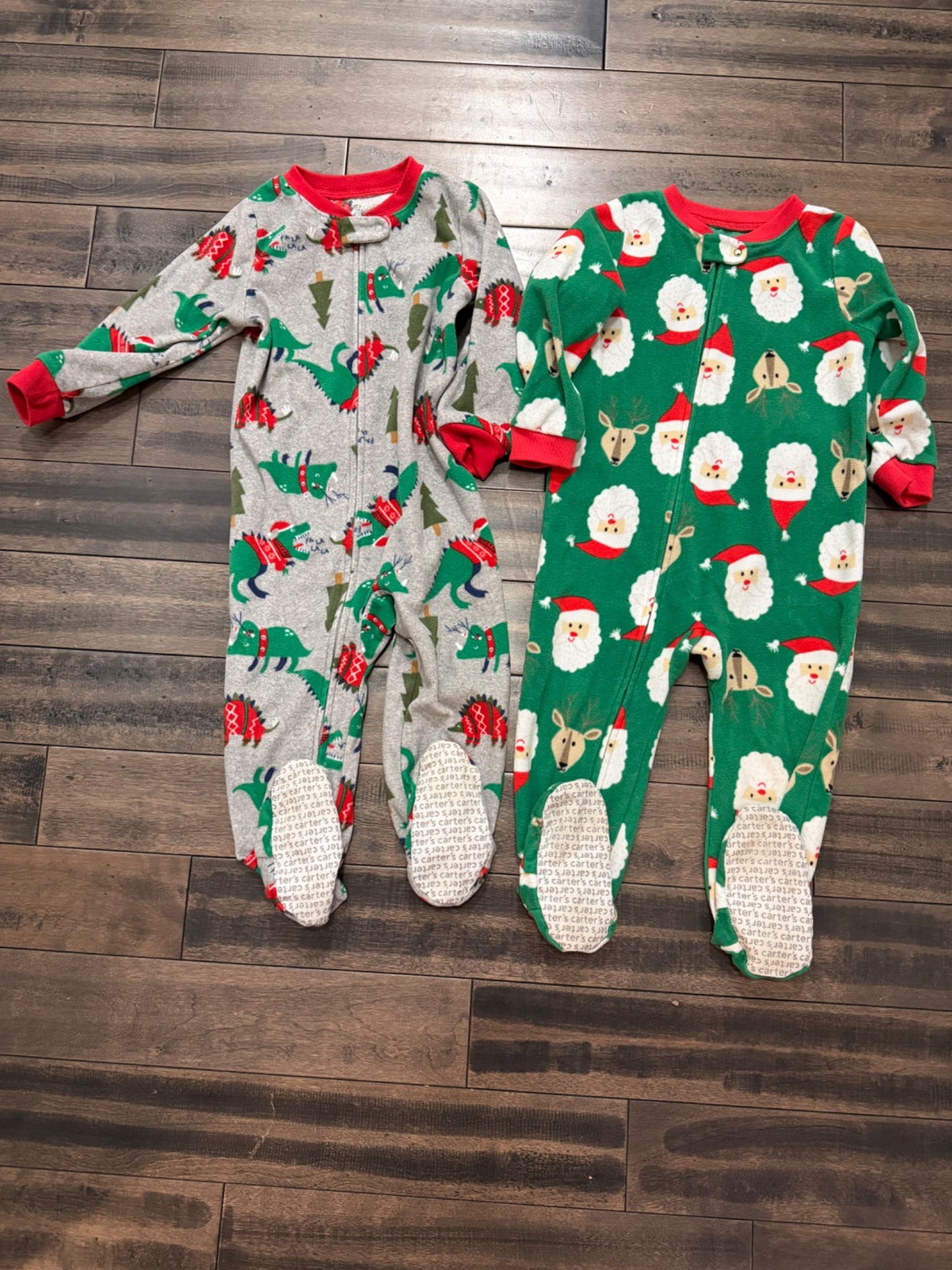 Carters Christmas sleepers, Kids 2T