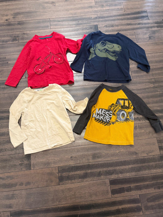 Long sleeve lot, size 2, Kids 2T