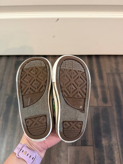 Dinosaur converse shoes, Shoes 7 (Walkers:12-24 mth)