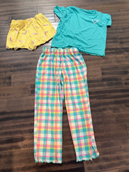 Girls 3 piece pajamas , Kids 14