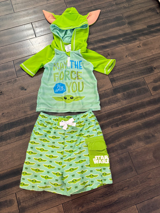 Disney store yoda bathing suit, Kids 24 Month (18-24M)