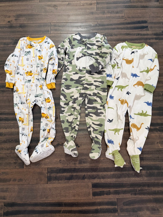 Carters fleece sleepers , Kids 3T