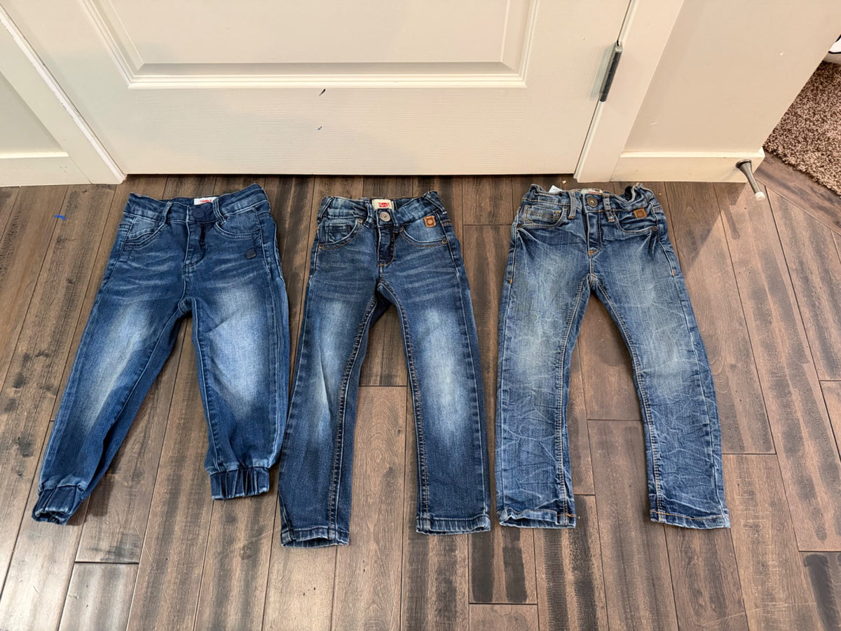 3 pairs tumble and dry jeans , Kids 3T