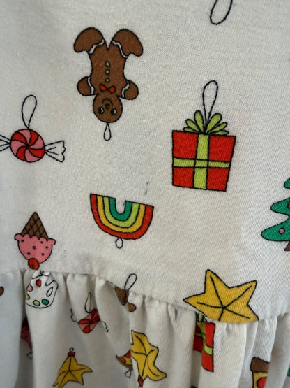 Girls cat and Jack Christmas dress, Kids 14