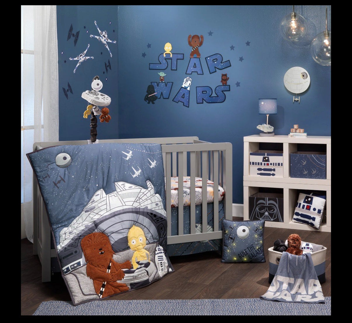 Lambs and Ivy Star Wars crib bedding