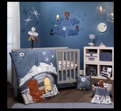 Lambs and Ivy Star Wars crib bedding