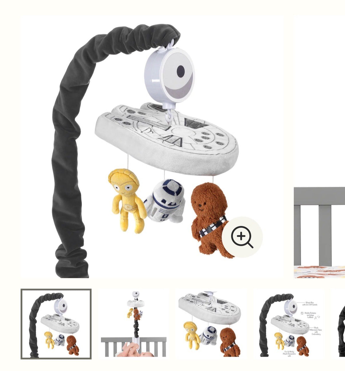 Lambs and Ivy Star Wars crib bedding