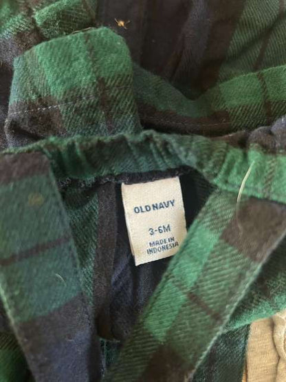 Old Navy Plaid Dress and Pants 3-6m, Kids 6 Month (3-6M)