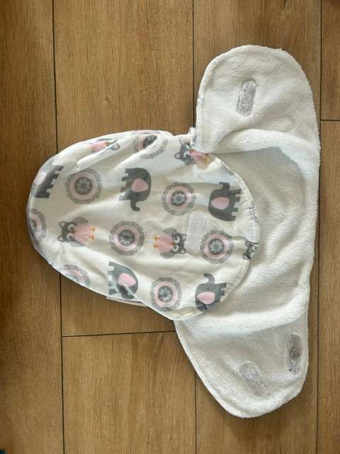 Girls Elephant Winter Swaddle, 0-3 Months (Newborn)