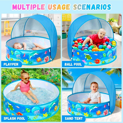 4-in-1 Pop up Baby Pool, Brand New, MSRP $46.99