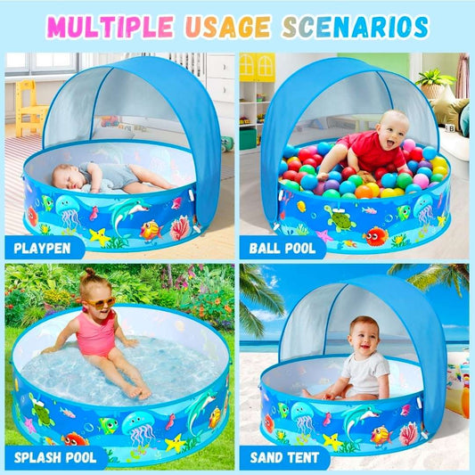 4-in-1 Pop up Baby Pool, Brand New, MSRP $46.99