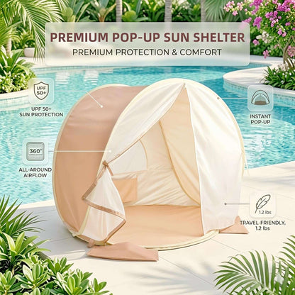 Pop-up Sunshade Beach Tent, Brand New in Box