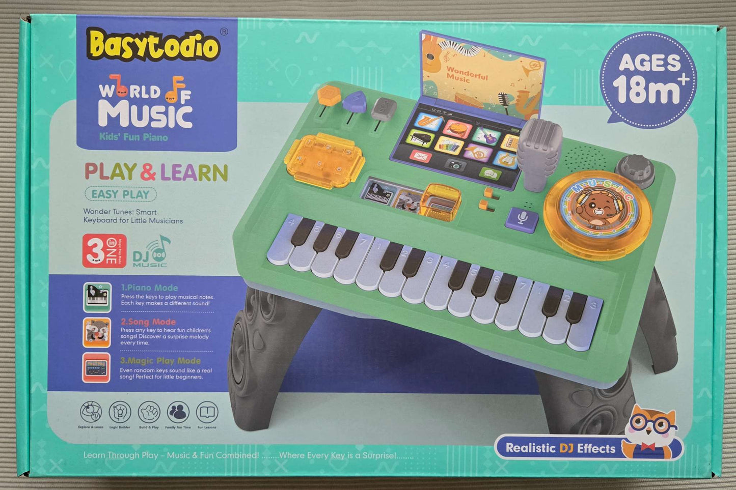 DJ Activity Table for Babies/Toddlers, NWT, MSRP $41.99