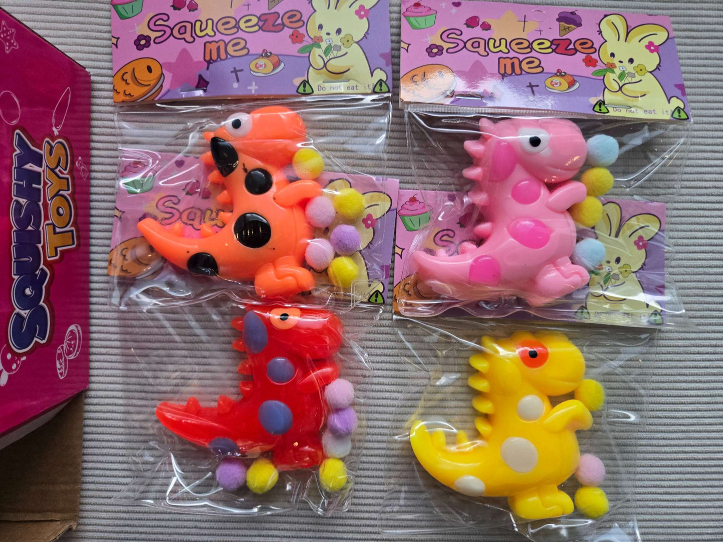 Squishy Fidget Squeeze Toys Bundle, 3 brand new sets, MSRP $80