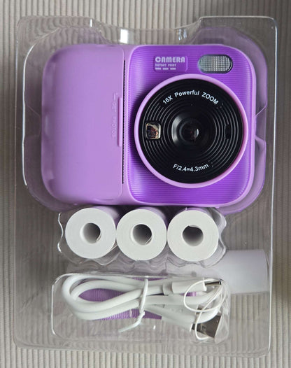 Kids Instant Print Camera, NWT, Purple, MSRP $45.99
