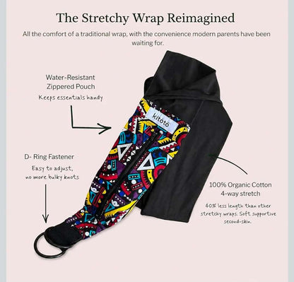 Kitoto Baby Wrap Carrier, NWT, MSRP: $119.99