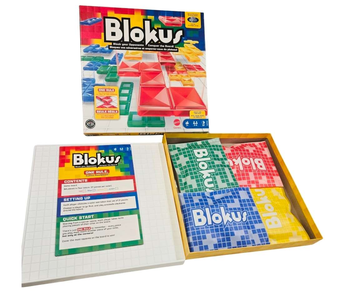 Blokus game, Mattel, MSRP: $29.99