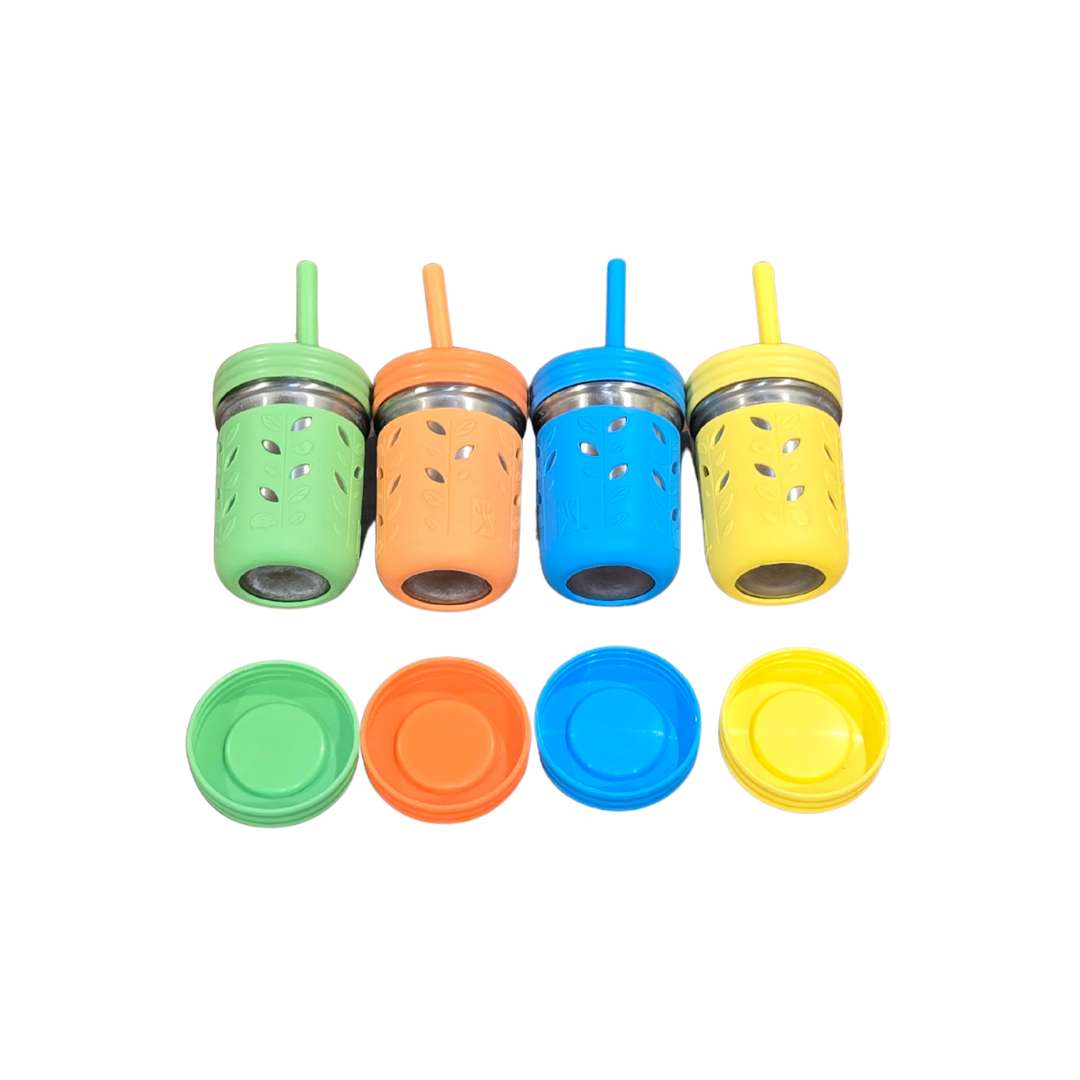 Kids Stainless Steel Cup, Elk & Friends, set of 4