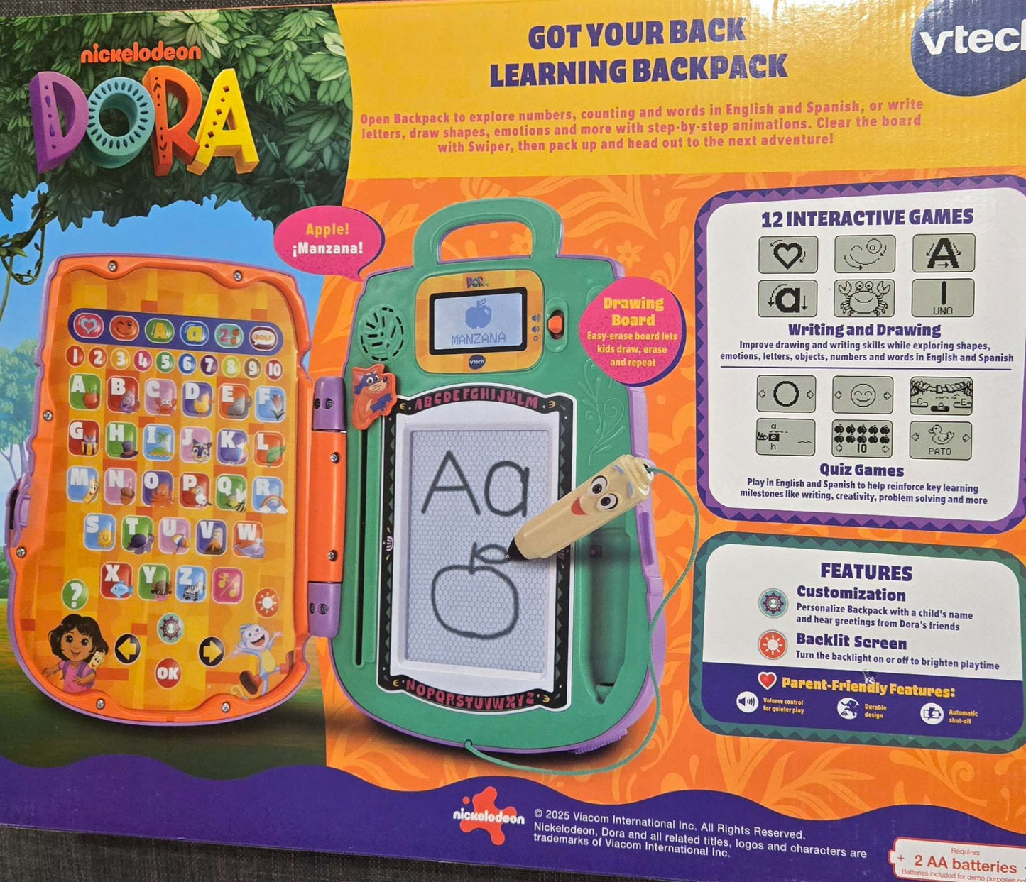 VTech Dora Got Your Back Backpack, brand new  MSRP $49.99
