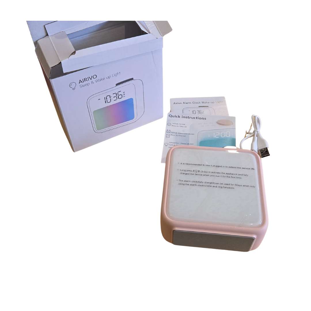 Alarm Clock for Kids and Teens, pink, Airivo MSRP $35.99