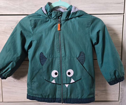Boys Green Rain Jacket, size 5, Carter's , Kids 5/5T (extra small)