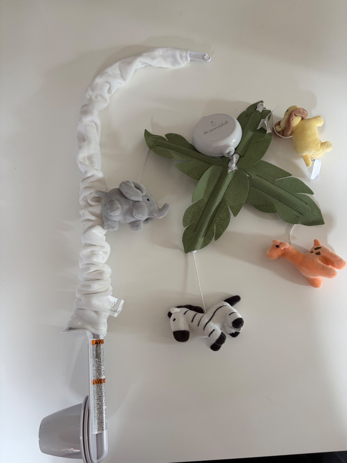 Peanutshell Safari Musical Crib Mobile