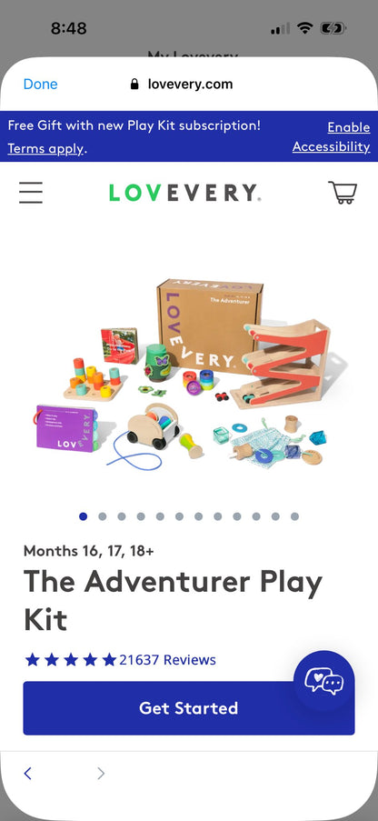 The Adventurer Lovevery Kit
