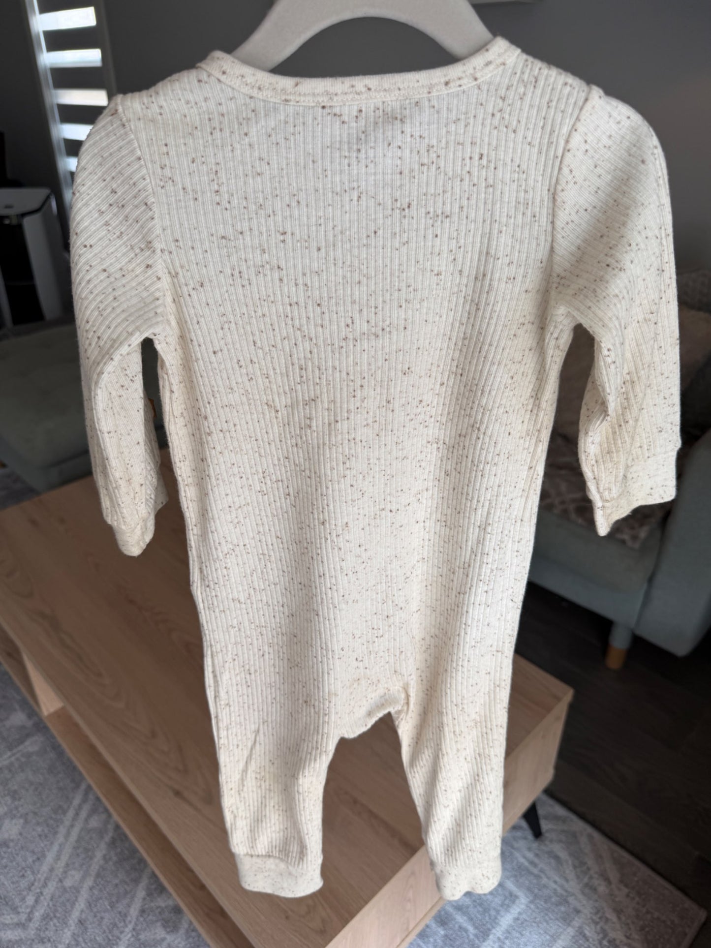 Carters ribbed speckled romper 12M, Kids 12 Month (9-12M)
