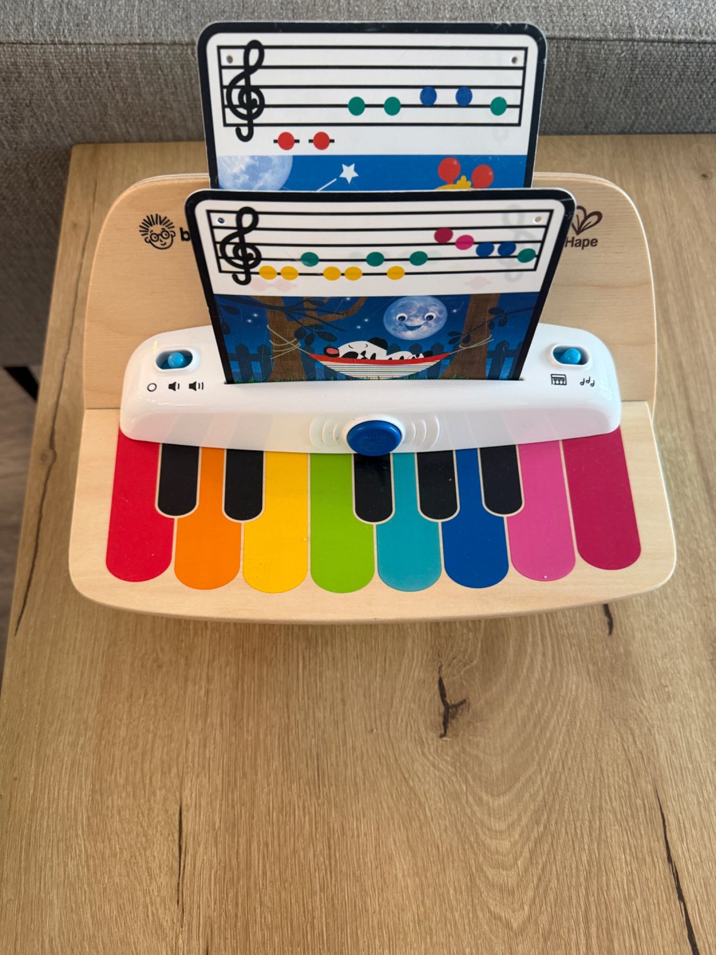 Hape wooden toy piano
