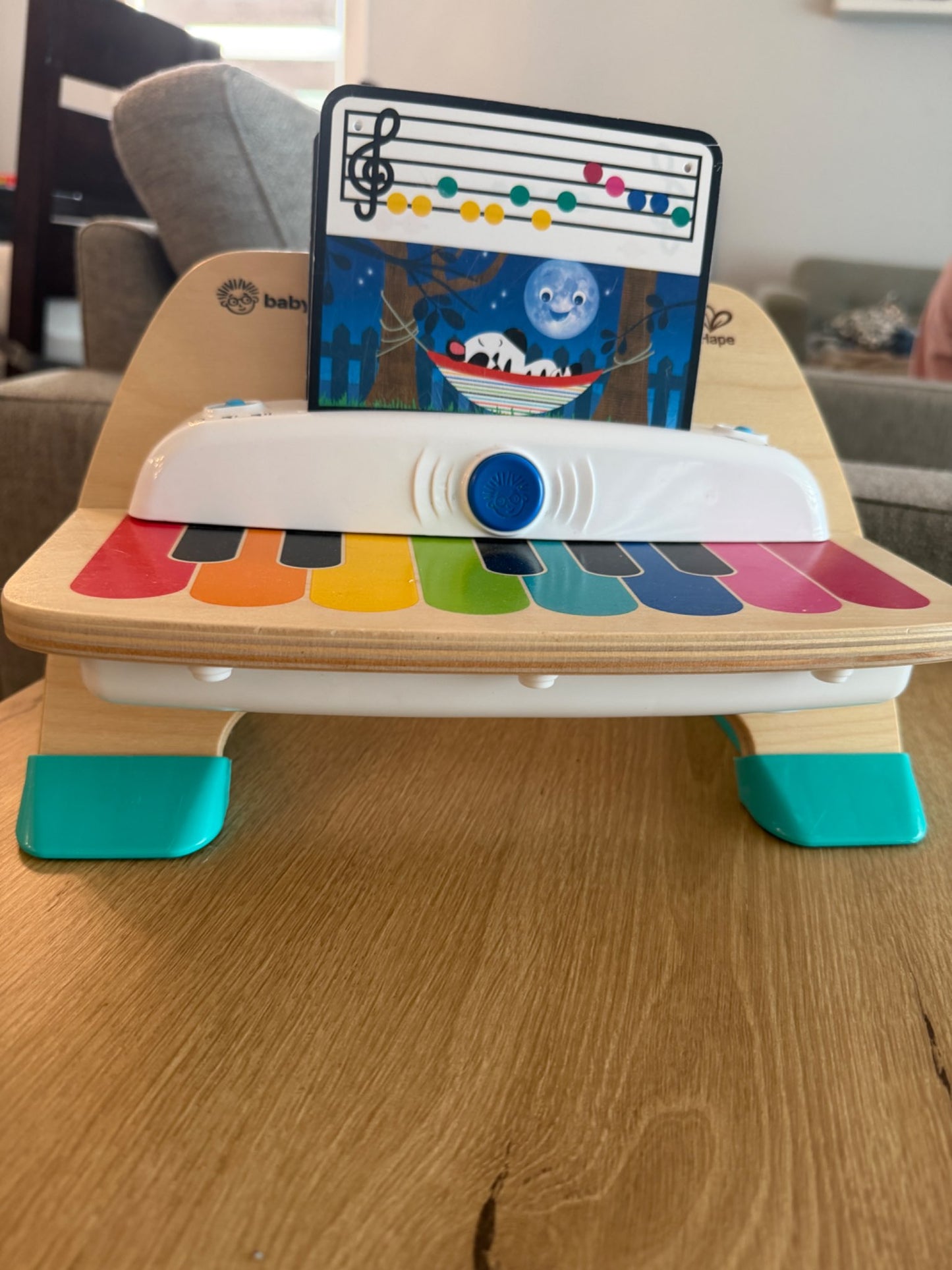 Hape wooden toy piano