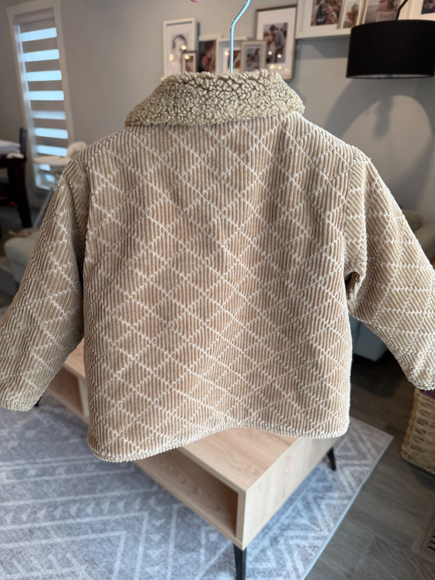 Zara corduroy jacket, brown, 9-12 mo, Kids 12 Month (9-12M)